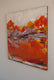 Original art for sale at UGallery.com | Orange Glow by Kajal Zaveri | $2,500 | oil painting | 30' h x 30' w | thumbnail 2