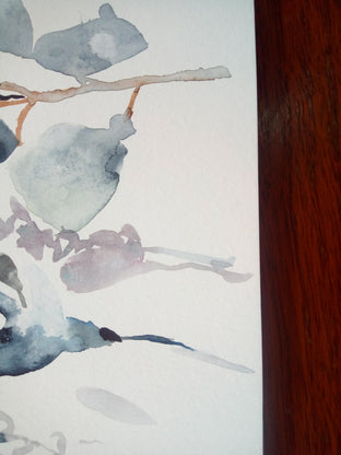Winter Scene III by Karin Johannesson |  Side View of Artwork 