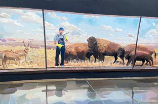 Bison and Pronghorn and Human by Keith Thomson |  Artwork Main Image 