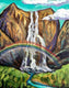 Original art for sale at UGallery.com | Color Spectrum 2 by Kira Yustak | $350 | acrylic painting | 10' h x 8' w | thumbnail 1