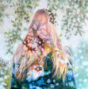 oil painting by Kristen Brown titled Daydreaming