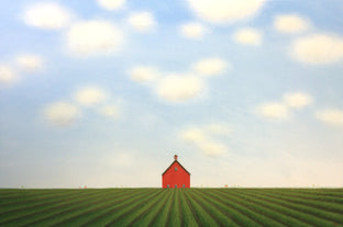Rows Under The Big Summer Sky by Sharon France |   Closeup View of Artwork 