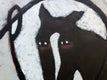 Original art for sale at UGallery.com | Lasso by Jaime Ellsworth | $3,300 | acrylic painting | 36' h x 48' w | thumbnail 3