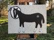 Original art for sale at UGallery.com | Lasso by Jaime Ellsworth | $3,300 | acrylic painting | 36' h x 48' w | thumbnail 2