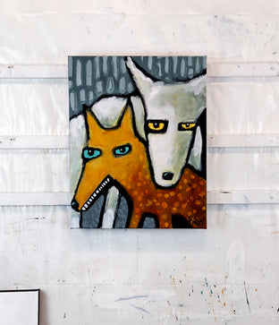 Two Dogs by Lee Smith |  Context View of Artwork 