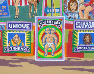 Freak Show by Leroy Burt |   Closeup View of Artwork 