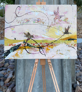 Ready for Spring by Linda Shaffer |  Context View of Artwork 