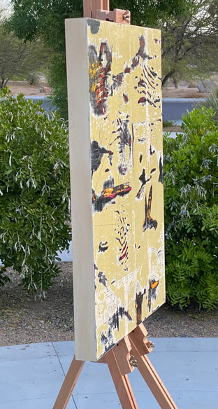 The Desert Found Me by Linda Shaffer |  Side View of Artwork 