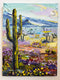 Original art for sale at UGallery.com | Desert Bloom by Lisa Elley | $675 | oil painting | 16' h x 12' w | thumbnail 2