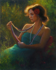 oil painting by Sherri Aldawood titled Lost in Thought