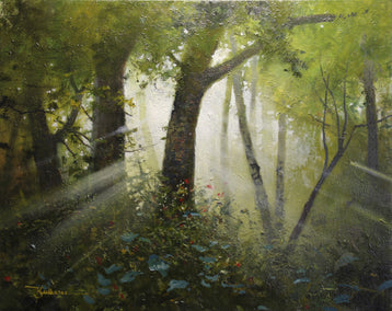 oil painting by Kent Sullivan titled Good Morning Sunshine