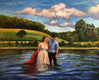 Original art for sale at UGallery.com | Nara Park Wedding - Commission by Jonelle Summerfield | $2,700 | oil painting | 24' h x 30' w | thumbnail 2