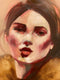 Original art for sale at UGallery.com | Chatelaine by Malia Pettit | $275 | oil painting | 12' h x 12' w | thumbnail 4