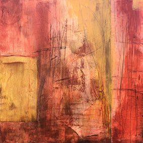 mixed media artwork by Margriet Hogue titled Traces of Time