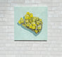 Original art for sale at UGallery.com | Of Rocks and Colors - Sulphur Shine by Marie-Eve Champagne | $1,050 | acrylic painting | 24' h x 24' w | thumbnail 3