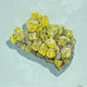 Original art for sale at UGallery.com | Of Rocks and Colors - Sulphur Shine by Marie-Eve Champagne | $1,050 | acrylic painting | 24' h x 24' w | thumbnail 1