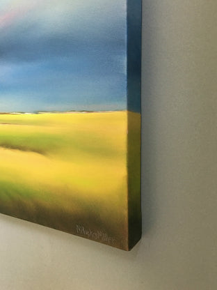 Marsh Morning by Nancy Hughes Miller |  Side View of Artwork 