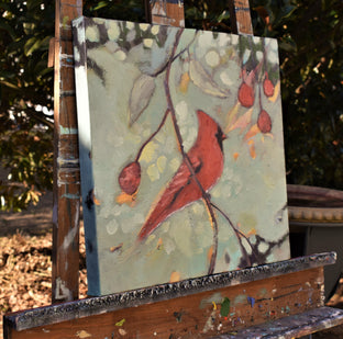 Tiny Red by Mary Pratt |  Side View of Artwork 