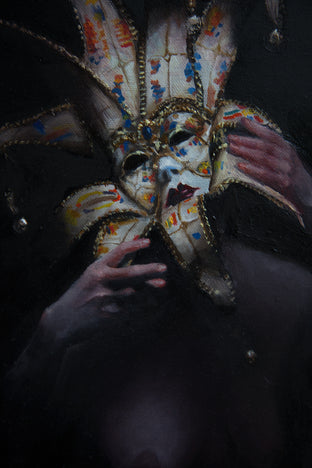 Venetian Mask by John Kelly |   Closeup View of Artwork 