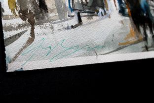 Alley Stairs by Maximilian Damico |  Side View of Artwork 
