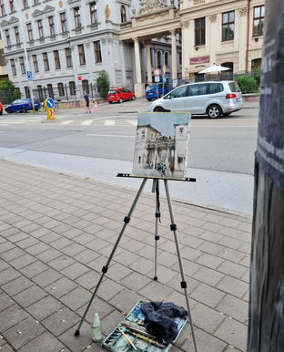 Alley Stairs by Maximilian Damico |  Context View of Artwork 