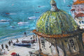 Original art for sale at UGallery.com | Breakfast at Le Sirenuse's by Maximilian Damico | $650 | watercolor painting | 15' h x 11' w | thumbnail 4