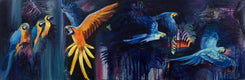 Original art for sale at UGallery.com | A New Kingdom by Miranda Gamel | $1,175 | oil painting | 12' h x 30' w | thumbnail 1