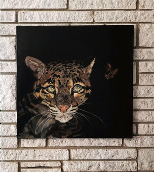 Clouded Leopard by Jan Fontecchio Perley |  Context View of Artwork 