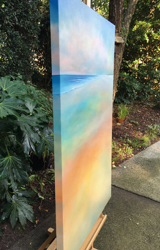 Colors in the Sand by Nancy Hughes Miller |   Closeup View of Artwork 