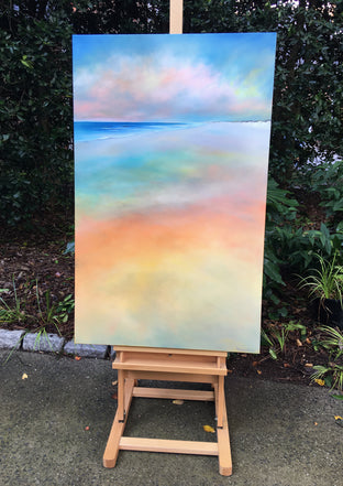 Colors in the Sand by Nancy Hughes Miller |  Side View of Artwork 