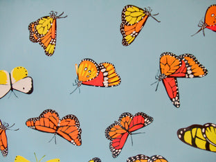 Butterflies by Natasha Tayles |   Closeup View of Artwork 