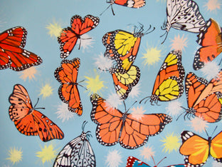 Fluffs and Butterflies 4 by Natasha Tayles |  Context View of Artwork 