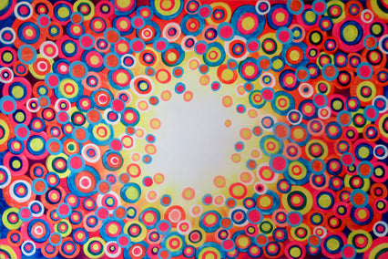 acrylic painting by Natasha Tayles titled Kaleidoscope 7