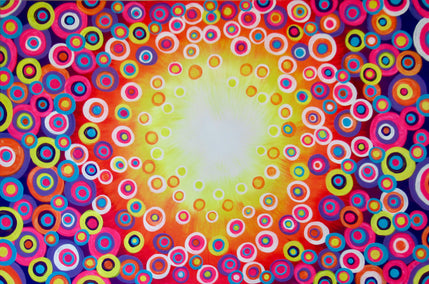 acrylic painting by Natasha Tayles titled Kaleidoscope 4