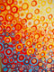 Original art for sale at UGallery.com | Orange and Blue 7 by Natasha Tayles | $800 | acrylic painting | 36' h x 24' w | thumbnail 4