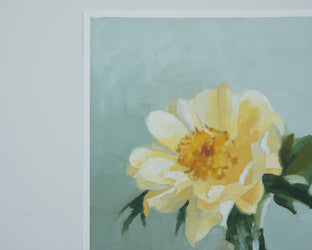 Peony III by Nicole Lamothe |  Side View of Artwork 