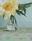 Original art for sale at UGallery.com | Peony III by Nicole Lamothe | $550 | oil painting | 14' h x 11' w | thumbnail 4