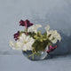 Original art for sale at UGallery.com | Spring Petunias II by Nicole Lamothe | $500 | oil painting | 10' h x 10' w | thumbnail 1