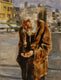 Original art for sale at UGallery.com | On the Bowery by Onelio Marrero | $525 | oil painting | 12' h x 9' w | thumbnail 1