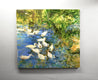 Original art for sale at UGallery.com | Pekin Ducks by Onelio Marrero | $2,050 | oil painting | 28' h x 30' w | thumbnail 3