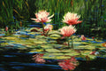 Original art for sale at UGallery.com | Pink at 7am by Onelio Marrero | $1,975 | oil painting | 24' h x 30' w | thumbnail 1