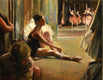 Original art for sale at UGallery.com | Preparations Backstage by Onelio Marrero | $1,000 | oil painting | 16' h x 20' w | thumbnail 1