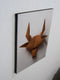 Original art for sale at UGallery.com | Bull by Daniel Caro | $700 | oil painting | 15.7' h x 11.8' w | thumbnail 3