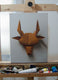 Original art for sale at UGallery.com | Bull by Daniel Caro | $700 | oil painting | 15.7' h x 11.8' w | thumbnail 4