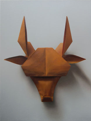 Bull by Daniel Caro |  Side View of Artwork 