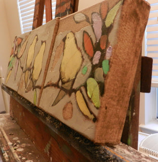 Orange Leaf by Mary Pratt |  Side View of Artwork 