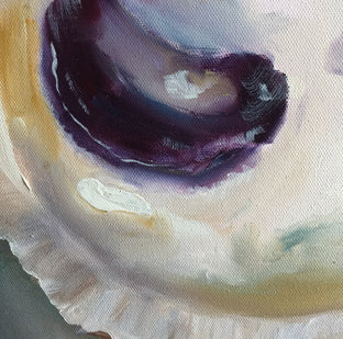 Bay Oyster Shell by Kristine Kainer |   Closeup View of Artwork 