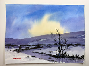 Sunrise Winter by Posey Gaines |  Context View of Artwork 