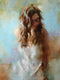 Original art for sale at UGallery.com | Silky by Pamela Blaies | $2,250 | oil painting | 24' h x 18' w | thumbnail 1