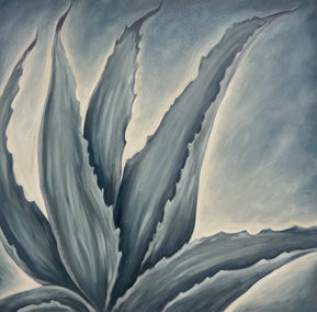 oil painting by Pamela Hoke titled Soft Agave